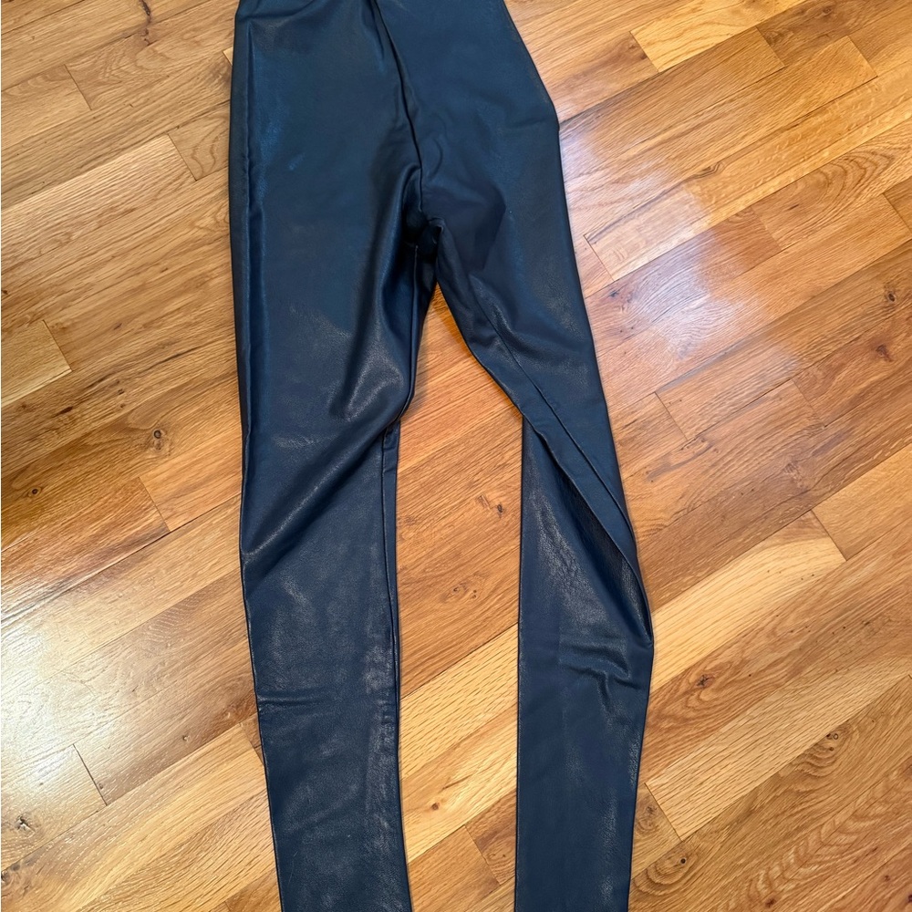 Commando Midnight Faux Leather Leggings